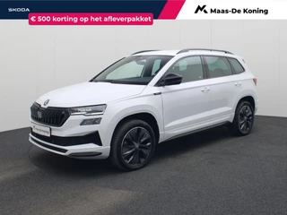 Skoda Karoq 1.5TSI/150PK ACT Sportline DSG · Navigatie · Trekhaak · Apple/Android Car Play · Camera ·  Garantie tot februari 2029 of 60000km.