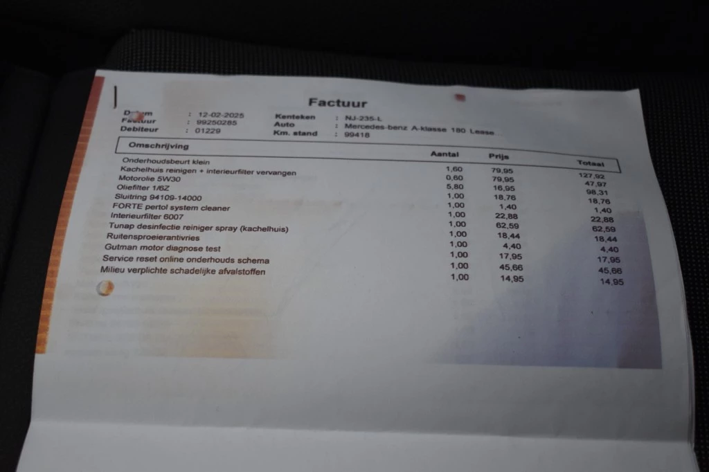 Hoofdafbeelding Mercedes-Benz A-Klasse