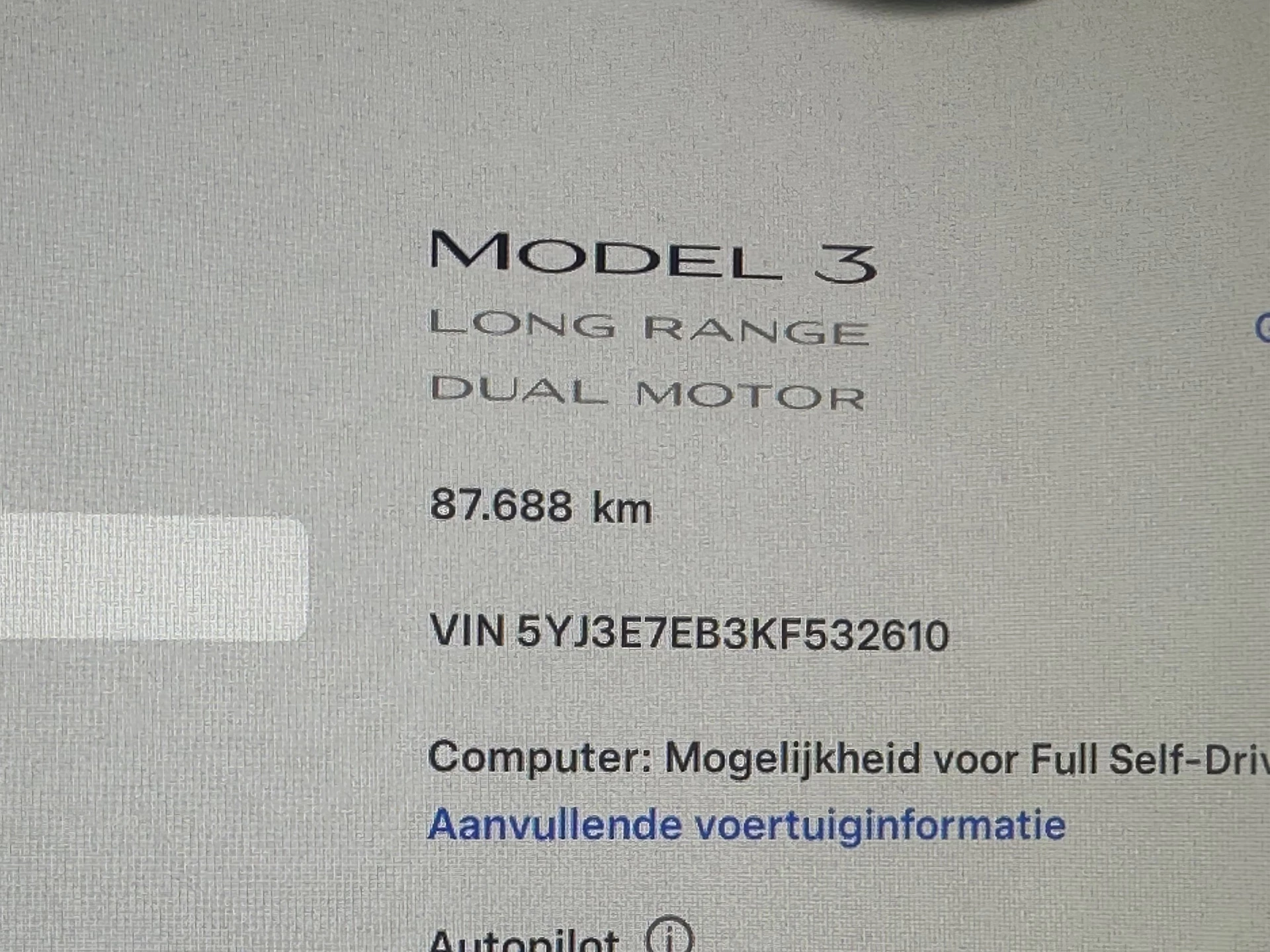 Hoofdafbeelding Tesla Model 3