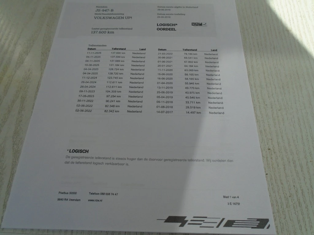 Hoofdafbeelding Volkswagen up!