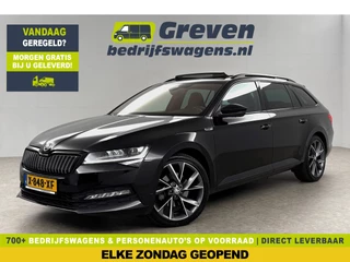 Škoda Superb 1.4 TSI iV Sportline Business 231PK Pano Sfeer LED Virtual Trekhaak 360Camera Canton-Audio Carplay Clima Cruise Navi Memory-seat PDC 19''LMV