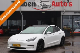 Tesla Model 3 Long Range AWD 75 kWh 93% SOH, Warmtepomp, Autopilot computer 3.0, Lichtmetalen wielen, Panoramadak