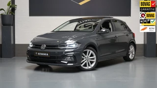 Volkswagen Polo 1.0 TSI R-Line AUTOMAAT-ACC-CLIMA-FULL LED-KEYLESS-MODE-NAVIGATIE-PANORAMA-VIRTUEEL-STOELVERWARMING