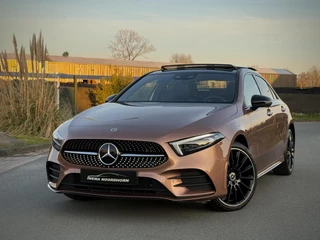 Mercedes A-klasse 250 e AMG Limousine A250e Panoramadak|Burmester®|Camera 360°|Keyless|Stoel verkoeling|Night pakket|Multibeam led|Camera|Elektr. verst. stoelen|Sfeerverlichting|Stoel verkoeling