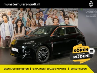 Renault 5 comfort range iconic cinq 52 kWh *NIEUW*, *uit voorraad leverbaar!* - Adaptive cruise, parkeerassistent, camera, Harman Kardon