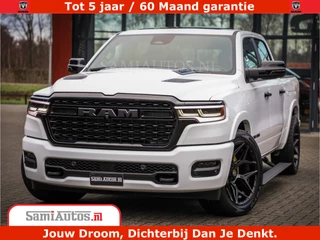 Dodge Ram 1500 Limited Night High Output 540HP 706Nm | Massage + Full Option | De Meest Luxe en Volle Pick-Up in zijn Klasse | Comfortabele Dubbele Cabine met Royale 5 Zitplaatsen | BPM vrij | Nu Leverbaar uit Voorraad | Voorraad Nr 2352 - 7649