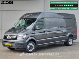 MAN TGE 5.160 Uniek! Dubbellucht Automaat 2025-model L4H3 ACC LED Navi Airco Camera Parkeersensoren CarPlay Euro6 L3H2 15m3 Airco