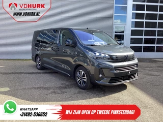Peugeot e-Traveller L3 75kWh 348 km WLTP LED/ Snellader/ Pano/ 8 pers./ Adapt.Cruise/ Leder/ 2x Elek.Schuif/ Elek.stoelen/ Massage stoelen/ Stoelverw./ Stuurverw./ Carplay/ Navi/ Camera/ PDC/ LMV/ Climate