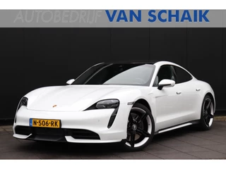 Hoofdafbeelding Porsche Taycan Porsche Taycan Turbo 93 kWh | 626 PK | MEMORY | STOELVERW. | BOSE | SPORTCHRONO | PANO | 360° CAMERA | NAVI | CRUISE |