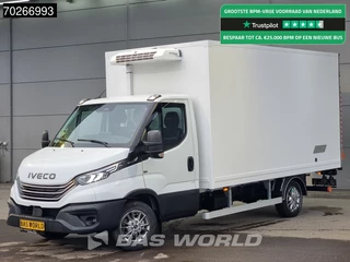 Iveco Daily 35S18 BPM VRIJ! 3.0L Laadklep Koelwagen Vriezer Thermoking V-200 MAX 220V stekker -18 LED Navi Airco ACC Koel Koeler Kühler Kühlwagen Kühlkoffer Vries Frigo Bakwagen Airco