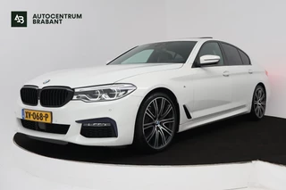 BMW 5-serie 520i High Executive (PANORAMADAK, H&K, CAMERA, TREKHAAK, STOEL/STUUR VERWARMING, ELEKTR STOELEN, HEAD-UP, NL-AUTO)