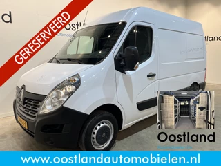 Renault Master 2.3 dCi L1H2 130 PK Servicebus / Sortimo Inrichting / Euro 6 / Luchtvering / Airco / Cruise Control / PDC / Navigatie / 3-Zits