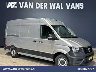 Volkswagen Crafter 2.0 TDI 140pk L3H3 L2H2 Euro6 Airco | 3000kg Trekhaak | Camera | Navigatie | Apple Carplay Android auto, Bijrijdersbank, zilver