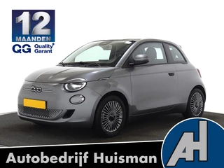 Hoofdafbeelding Fiat 500e Fiat 500e Icon 42 kWh PANORAMADAK + CAMERA + CLIMA + CRUISE + LANE ASSIST + NAVI GROOT SCHERM + APPLE CARPLAY/ANDROID AUTO + BLUETOOTH + KEYLESS ENTRY&GO + PARKSENSOREN + 16" LM-VELGEN!!