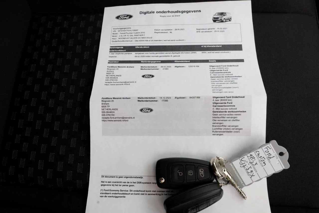 Hoofdafbeelding Ford Transit Custom