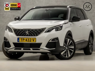 Peugeot 5008 1.2 PureTech GT-Line Deluxe (PANORAMADAK, APPLE CARPLAY, GROOT NAVI, 360 CAMERA, FOCAL AUDIO, BRUIN LEDER, KEYLESS, ELEK ACHTERKLEP, NIEUWSTAAT)
