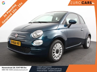 Fiat 500C 1.2 Lounge Automaat | Cruise Control | Parkeersensoren Achter | Climate Control | Elektrische Ramen | Lichtmetalen velgen | Display