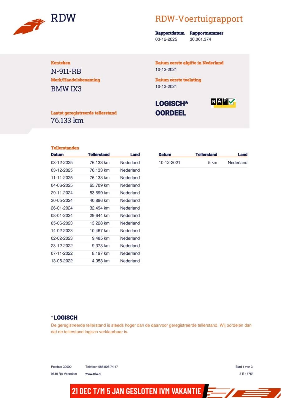 Hoofdafbeelding BMW iX3