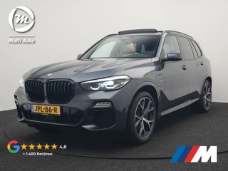 BMW X5 xDrive45e M Sport Plug In Hybrid 395pk Dealer O.H. PHEV | Trekhaak Af Fabriek | Panodak | Soft Close | Luchtvering | 360 Camera | Adaptive Cruise | Harman & Kardon | Lederen Comfortstoelen Memory & Verwarmd | Blis | M Sportstuur Verwarmd |