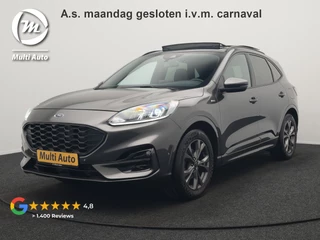 Ford Kuga 1.5 EcoBoost ST-Line 150pk Dealer O.H. | 1800kg Trekgewicht | Trekhaak Af Fabriek | Panodak | Adaptive Cruise | 360 Camera | Sportstoelen & Stuur Verwarmd | Apple Carplay | Keyless | Virtual | Blis | Navigatie | DAB |