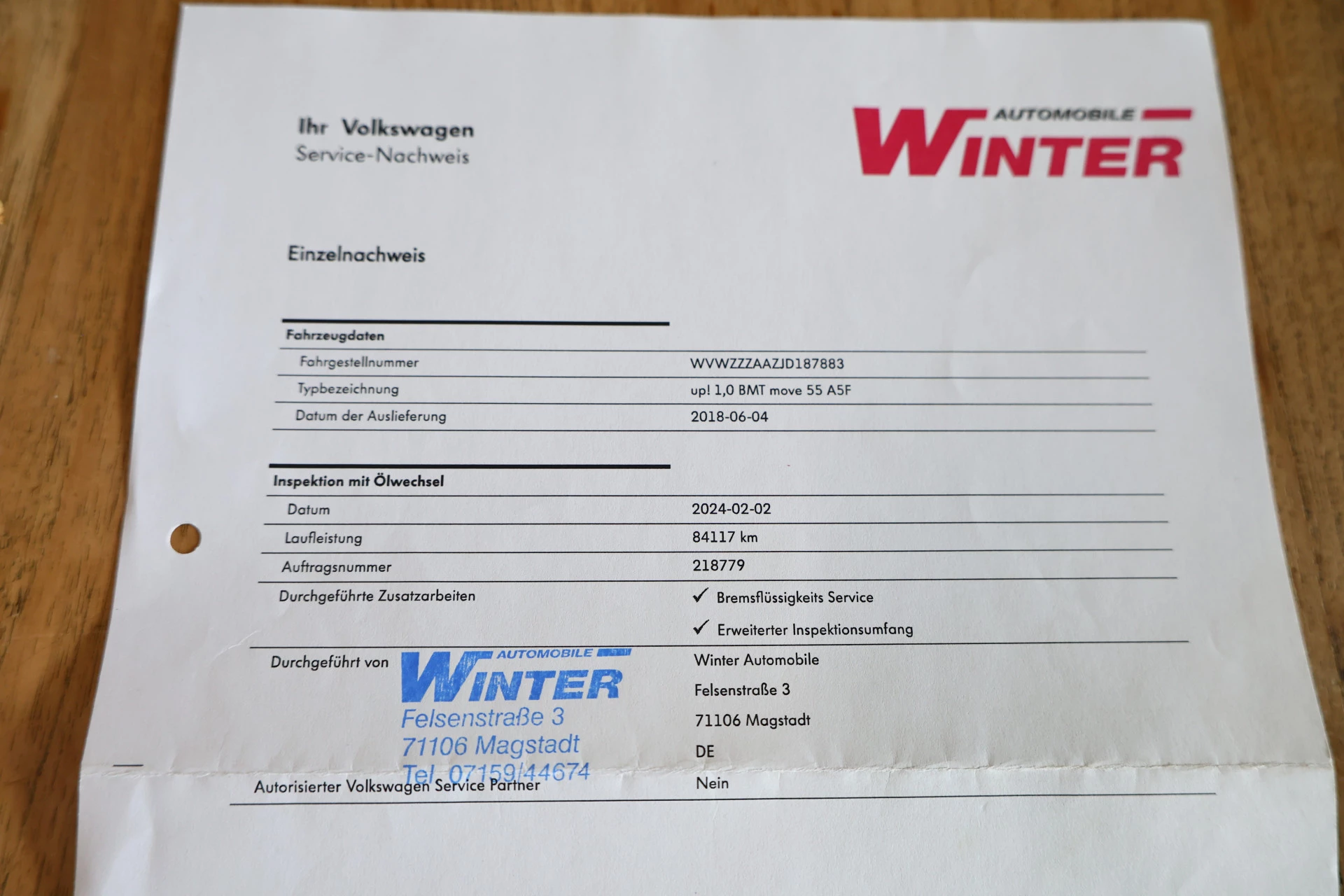 Hoofdafbeelding Volkswagen up!