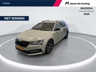 Skoda Superb Combi 1.5 TSI 150pk DSG ACT Sportline Business · Keyless · Camera · Apple/Android Car Play · Navigatie · Elek.Bestuurderstoel · Elek. Achterklep · 18'' Inch · Garantie t/m 30-07-2027 of 100.000km
