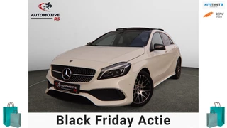Mercedes-Benz A-klasse 180 AMG-Line Pano Sportstoelen Led Navi Camera Parkeersensor V+A Cruise Control Sfeerverlichting