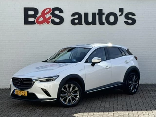 Hoofdafbeelding Mazda CX-3 Mazda CX-3 2.0 SkyActiv-G 121 Signature Adaptive cruise Climate control Head-up display 360 camera BOSE Apple Carplay Android Auto