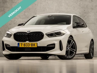 BMW 1 Serie 118i M Sport Automaat (APPLE CARPLAY, M PAKKET, STUUR/STOELVERWARMING, SFEERVERLICHTING, SPORTSTOELEN, GETINT GLAS, CRUISE, NIEUWE APK, NIEUWSTAAT)