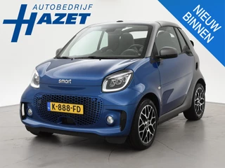 smart fortwo cabrio EQ COMFORT PLUS 18 KW + 16 INCH LMV | LEDER | STOELVERW. | CAMERA | NAVIGATIE