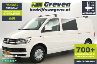 Volkswagen Transporter 2.0 TDI L2H1 150PK Dubbele Cabine Automaat 5 Pers 2xSchuifdeur Airco Cruise Carplay Navi PDC DSG Trekhaak