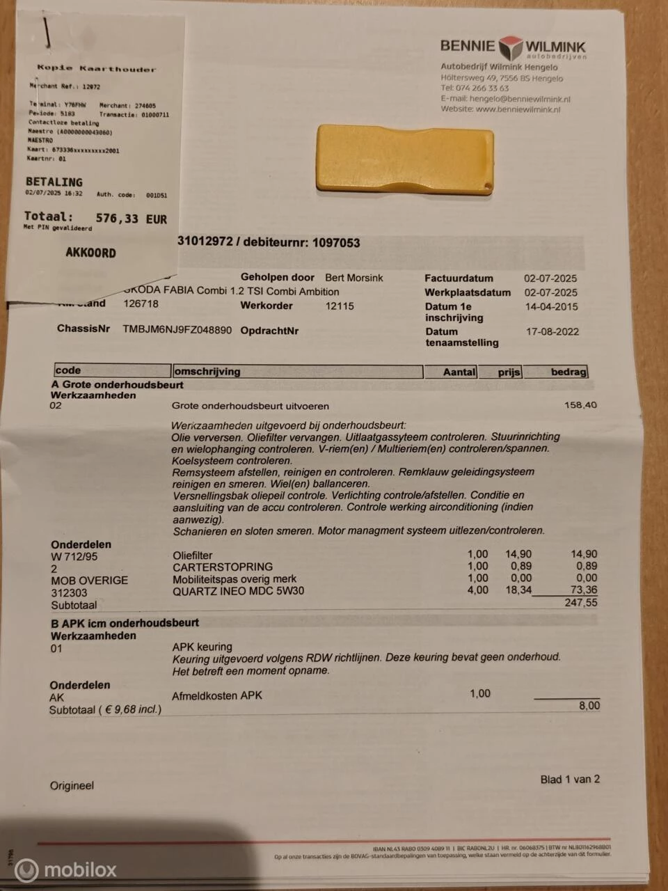 Hoofdafbeelding Škoda Fabia