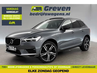 Volvo XC60 2.0 T8 Twin Engine 341PK AWD R-Design Luchtvering Pano LED 360Camera Trekhaak Stoel-Stuur verwarming Carplay Virtual Head-up Display Clima Cruise Navi PDC Memory-seat 21''LMV