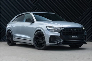 Hoofdafbeelding Audi Q8 Audi Q8 55 TFSI e quattro S-Line ACC Pano S-Stoelen Matrix Memory B&O 360 Softcl. Trekhaak