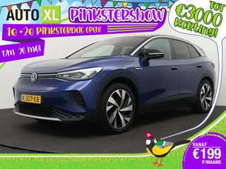 Volkswagen ID.4 First 77 kWh Afn.Trekhaak 20'LMV Half-Leder Camera Stoelverw