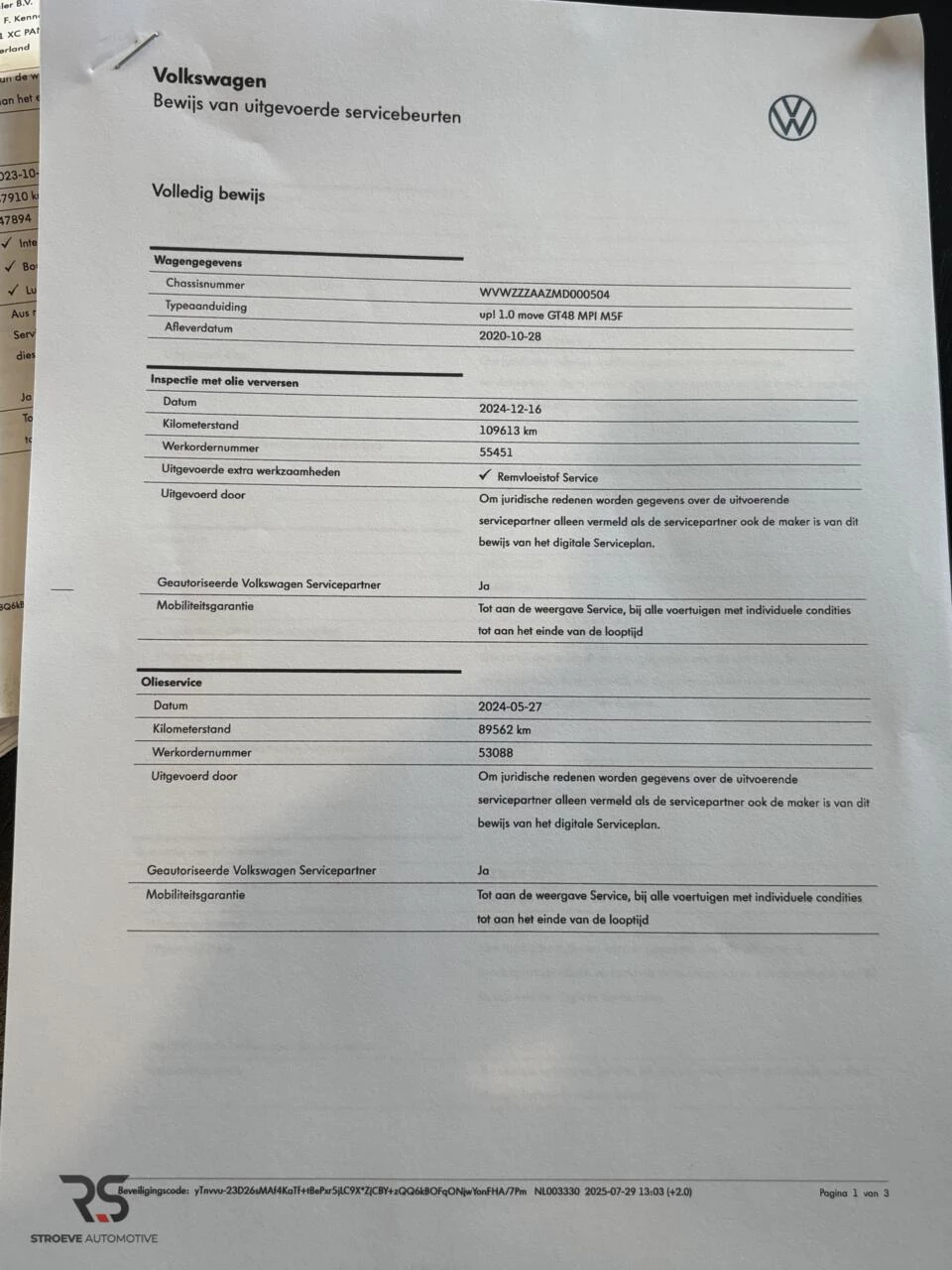 Hoofdafbeelding Volkswagen up!