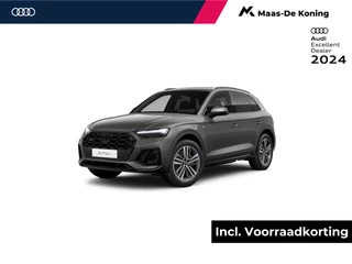 Audi Q5 50 TFSI e S edition Competition 299 PK · Glazen panoramadak · Luchtvering · Assist. pakket tour + parking ·