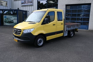 Mercedes-Benz Sprinter 316 CDI Dubbele cabine open laadbak 3500kg trekhaak, Standkachel, MBUX, Brake assyst