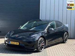Tesla Model 3 PERFORMANCE BLACK EDITION AWD 75 kWh|ORG. NL AUTO|MAXTON DESIGN|AUTOPILOT|CAMERA|PANO|APPLECARPLAY|20''INCH|