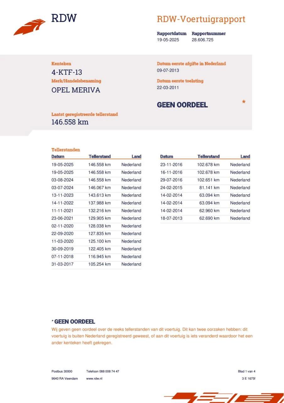 Hoofdafbeelding Opel Meriva