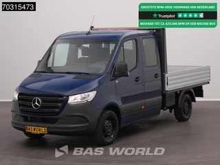Mercedes Sprinter 315 CDI Automaat Dubbel Cabine Open Laadbak Trekhaak 150PK Airco Cruise MBUX CarPlay Euro6 Pritsche Pickup Open Box Airco Trekhaak Cruise control