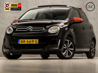 Citroën C1 1.0 VTi Airscape Deluxe Automaat (ELEKTRISCH VOUWDAK, LEDER, CAMERA, SCHERM, STOELVERWARMING, GETINT GLAS, LM VELGEN, PARKEERSENSOREN, CRUISE, NIEUWE APK, NIEUWSTAAT)