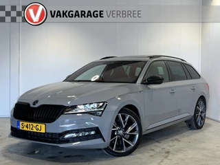 Škoda Superb Combi 2.0 TSI 4x4 Sportline Business | Navigatie/Android/Apple Carplay | LM Velgen 19"  | Elektrisch Glazen Panoramadak | Voorstoelen Verwarmd | Trekhaak Uitklapbaar |