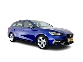 SEAT Leon Sportstourer 1.5 eTSI FR Launch Edition Aut. *FULL-LED | DIGI-COCKPIT | NAVI-FULLMAP | LEATHER-MICROFIBRE | CARPLAY | KEYLESS | SHIFT-PADDLES | SPORT-SEATS | HEATED-SEATS | AMBIENT-LIGHT | CAMERA | ECC | PDC | CRUISE | TOWBAR | 17'