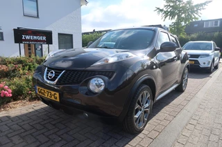 Hoofdafbeelding Nissan Juke Nissan Juke 1.6 DIG-T 4X4 191pk Aut CARPLAY|NAVIGATIE|KEYLESS|LEDER|PDC|STOELVERWARMING|PERFECT ONDERHOUDEN