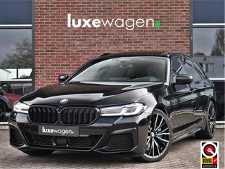 Hoofdafbeelding BMW 5 Serie BMW 5 Serie Touring 530d 286pk M-Sport Pano Laser ACC HUD Comfort 4-wielbest