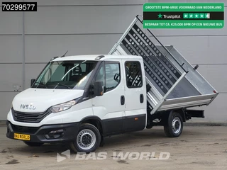 Iveco Daily 35S16 3-zijdige Automaat Kipper 3,5t Trekhaak 160PK Airco Euro6 Dreiseitenkipper Tipper Kieper Benne Airco Trekhaak