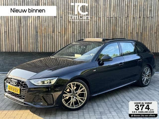 Audi A4 Avant 35 TFSI S-line Automaat | Panoramadak | Leer/alcantara bekleding | Elektrisch verstelbare bestuurdersstoel | LED verlichting | Bang&Olufsen audio | Apple CarPlay | Parkeersensoren voor en achter