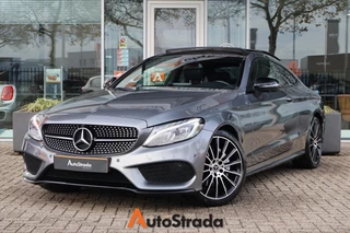 Mercedes C-Klasse Coupe C180 AMG-Line 156pk 9G-Tronic | Burmeister | Memory | Leder | Navi | Climate | 360 Camera