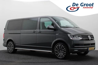 Volkswagen Transporter 2.0 TDI DSG L2H1 DC Highline 2x Schuifdeur, ACC, Camera, Apple Carplay, LED, DAB, PDC, Trekhaak, 20'' 